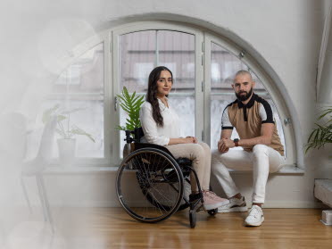 Rim Alexandra Halfya och Alaa Alshawa, grundare till företaget Combify.